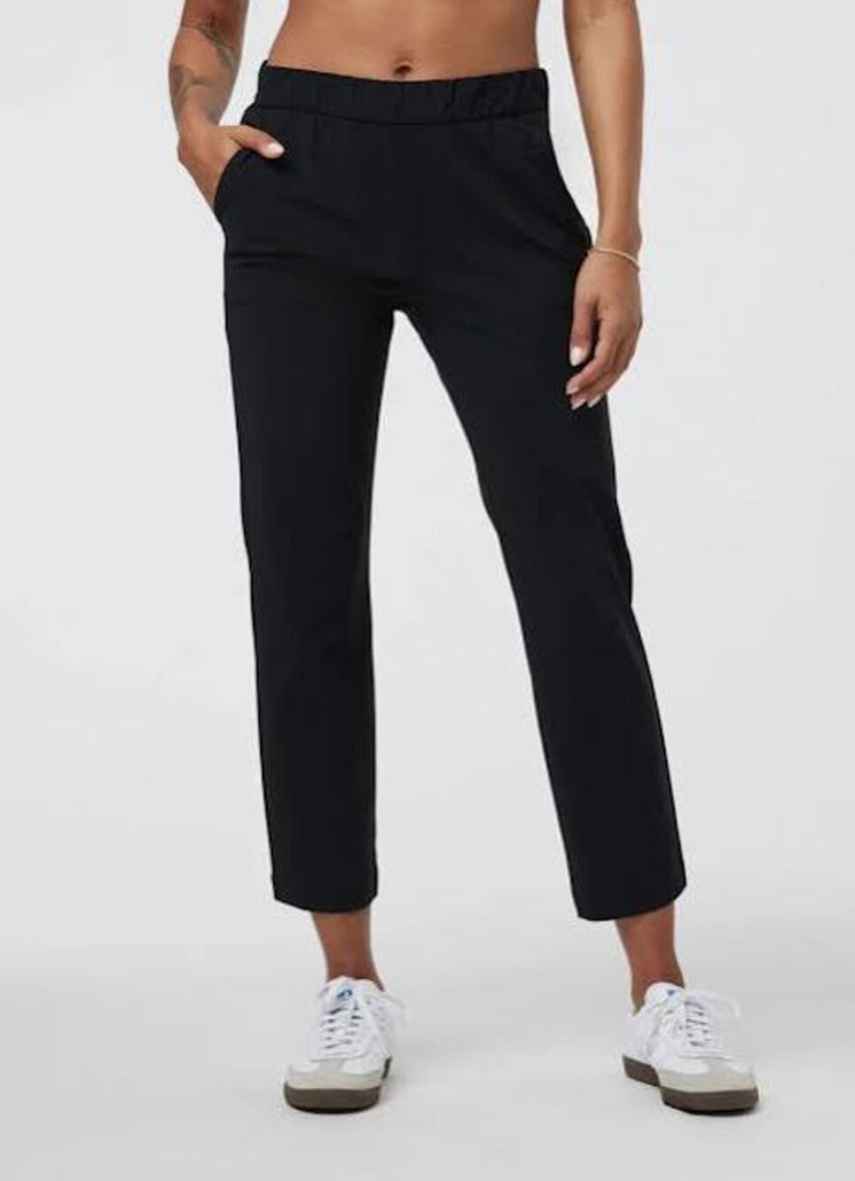 Vuori Miles Ankle Pant Black Women's Sz XL EUC VW404 Travel Athleisure